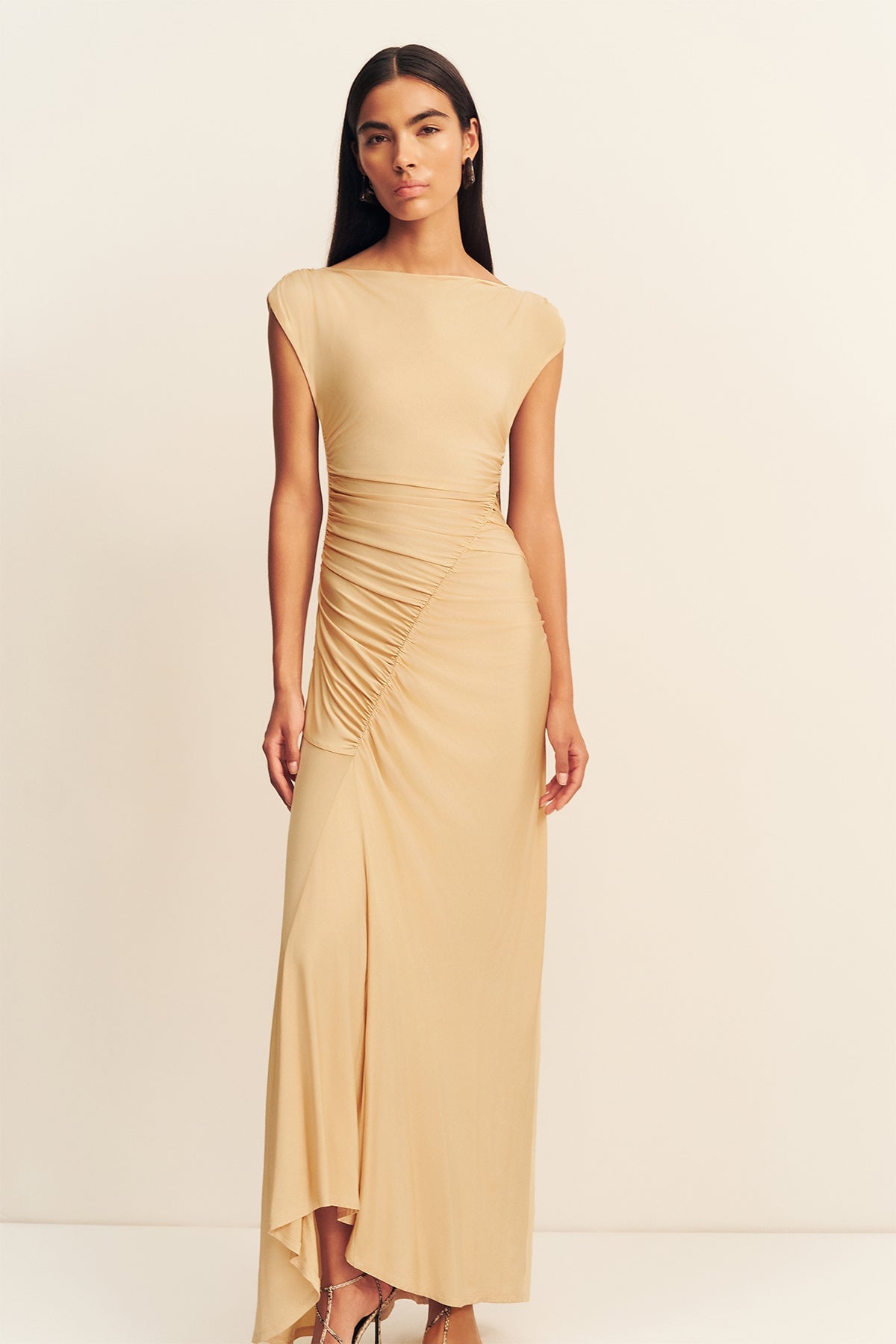 MNSJ051026010130039_2 Shona Joy Miro Slinky Jersey Maxi Dress - Image 2