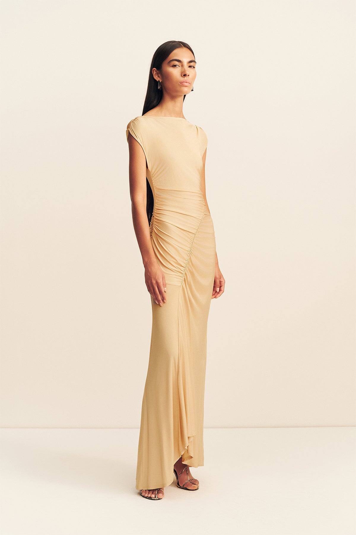 MNSJ051026010130039_3 Shona Joy Miro Slinky Jersey Maxi Dress - Image 3