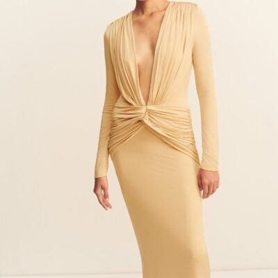 Shona Joy Miro Slinky Jersey Long Sleeve Maxi Dress - Image 2