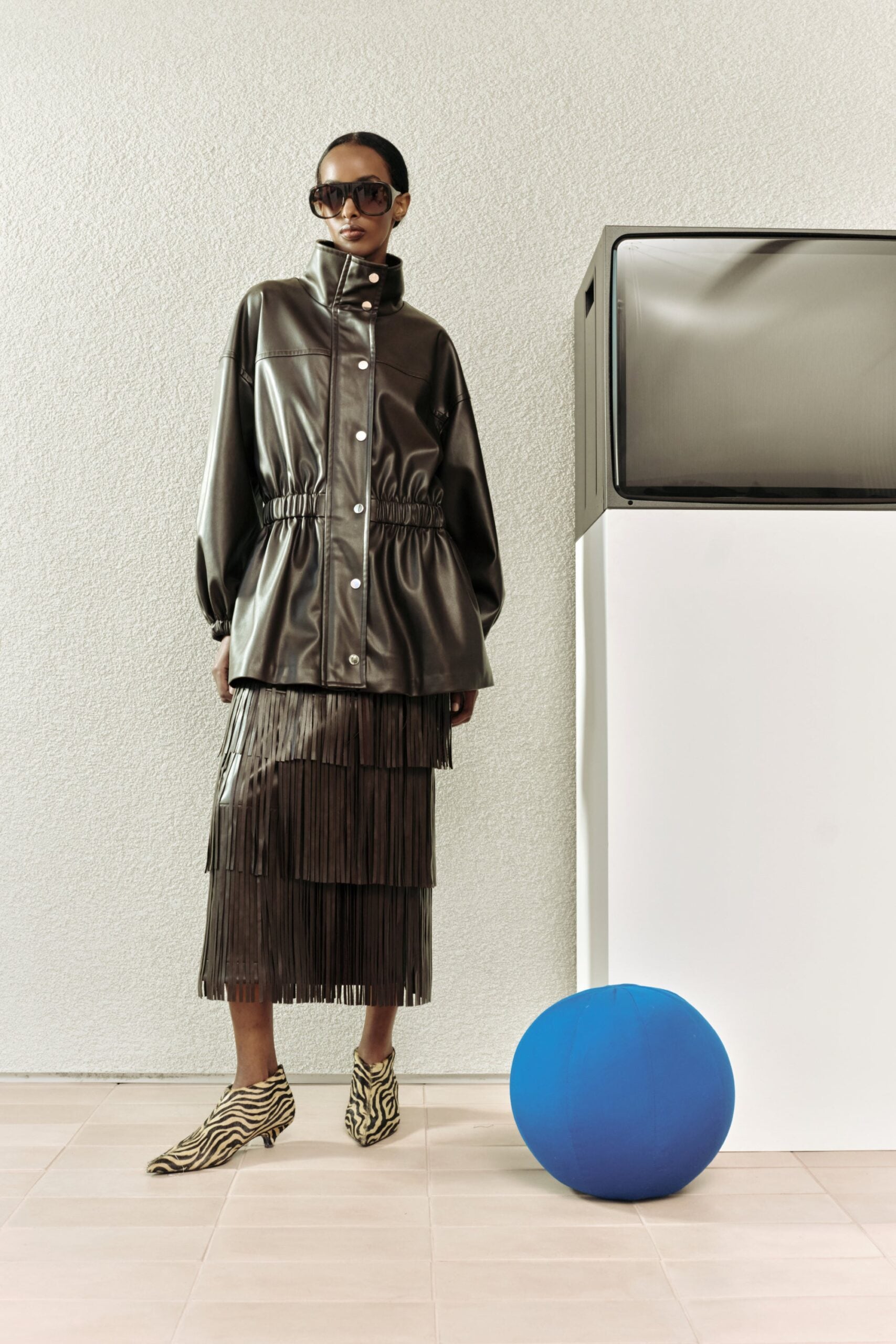 SIMONMILLER Yara Vegan Leather Jacket - Image 3