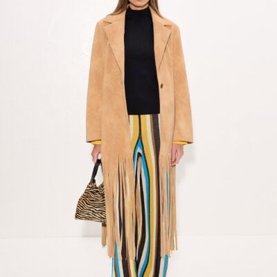 SIMONMILLER Vero Vegan Leather Fringe Coat - Image 2