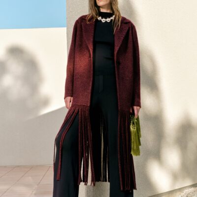 SIMONMILLER Vero Fringe Coat - Image 1