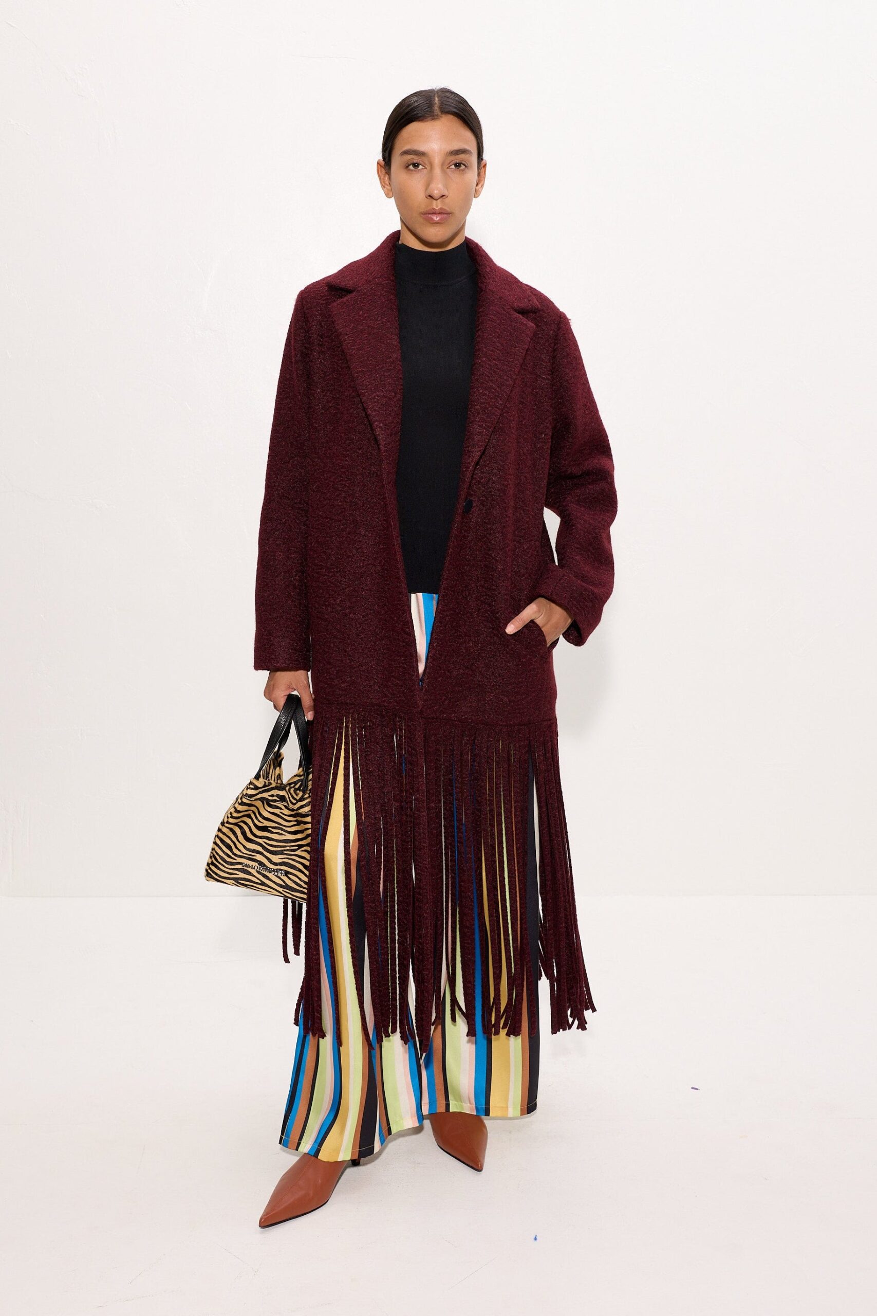MNSMR041026051604489_3 SIMONMILLER Vero Fringe Coat - Image 3