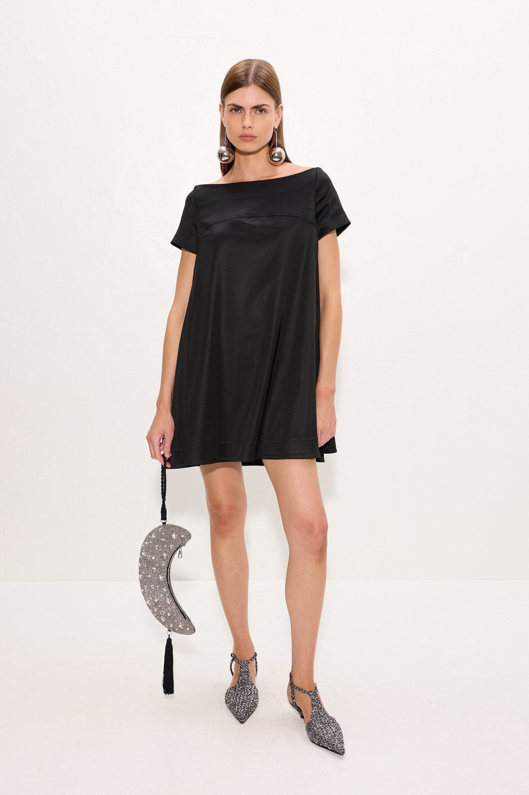SIMONMILLER Taja Satin Mini Dress - Image 2