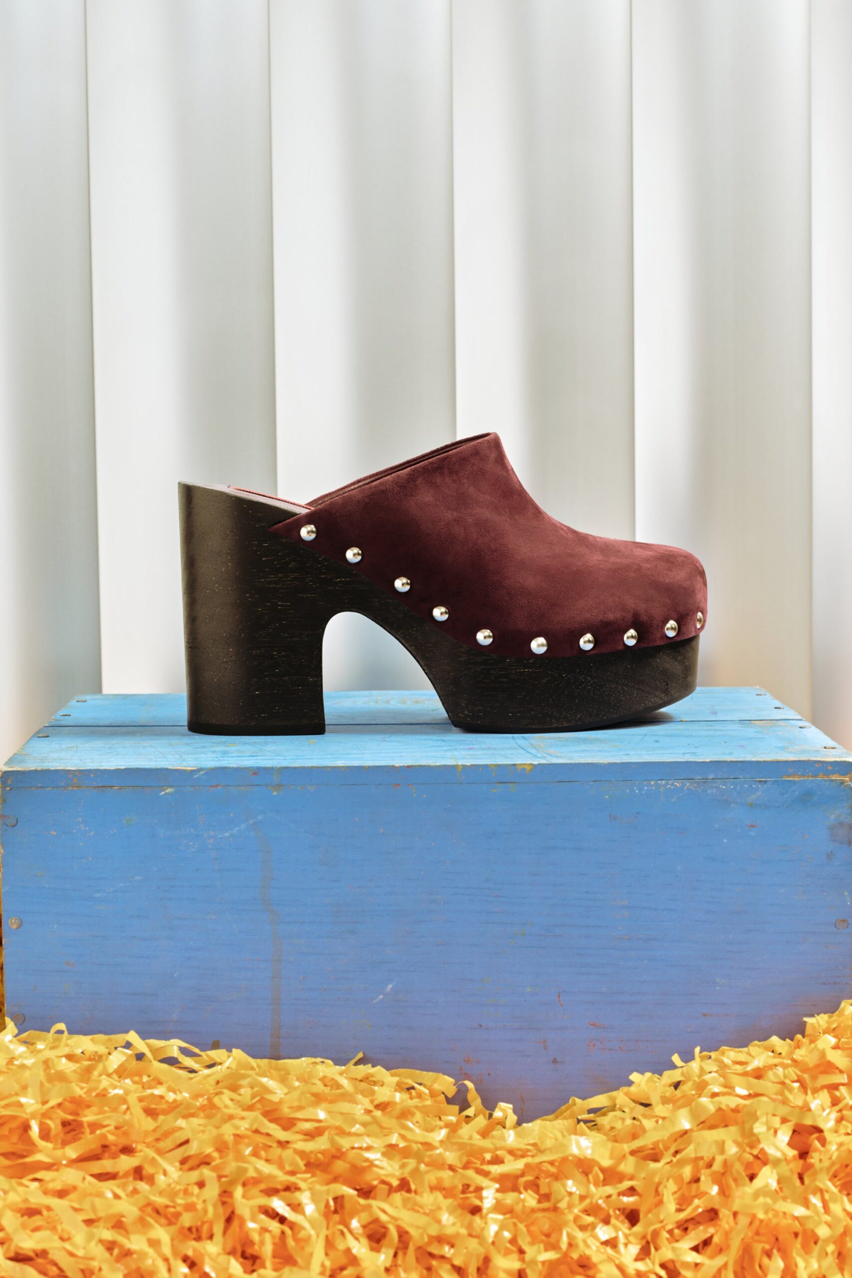 MNSMR041026051604492_2 SIMONMILLER Suede Sol Platform Clog - Image 2