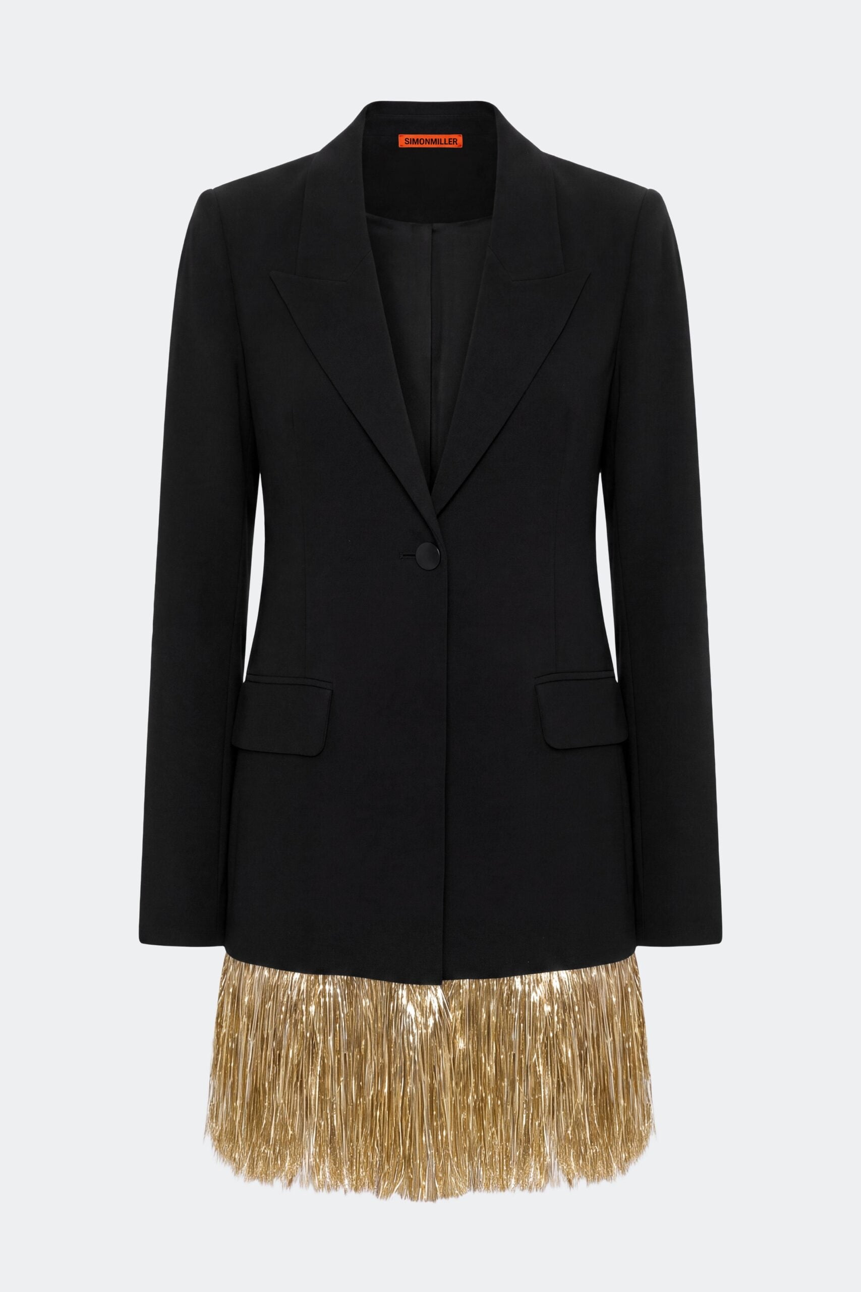 SIMONMILLER Odette Crepe Fringe Blazer - Image 3