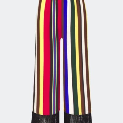 SIMONMILLER Nella Crepe Fringe Pant - Image 2