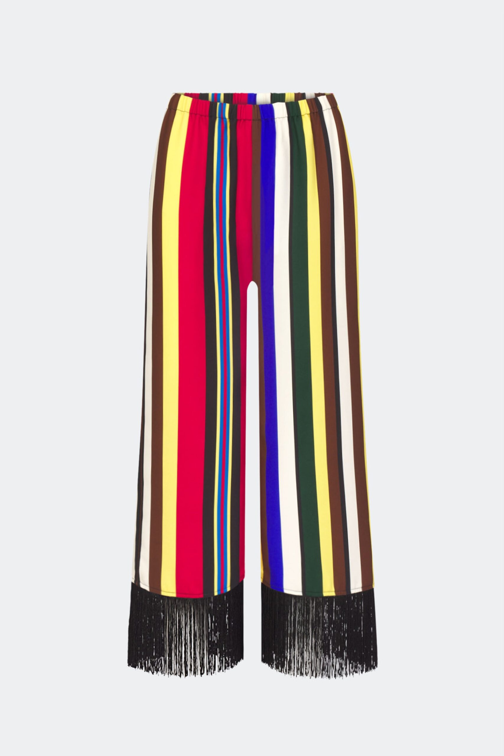 MNSMR041026051604498_2 SIMONMILLER Nella Crepe Fringe Pant - Image 2