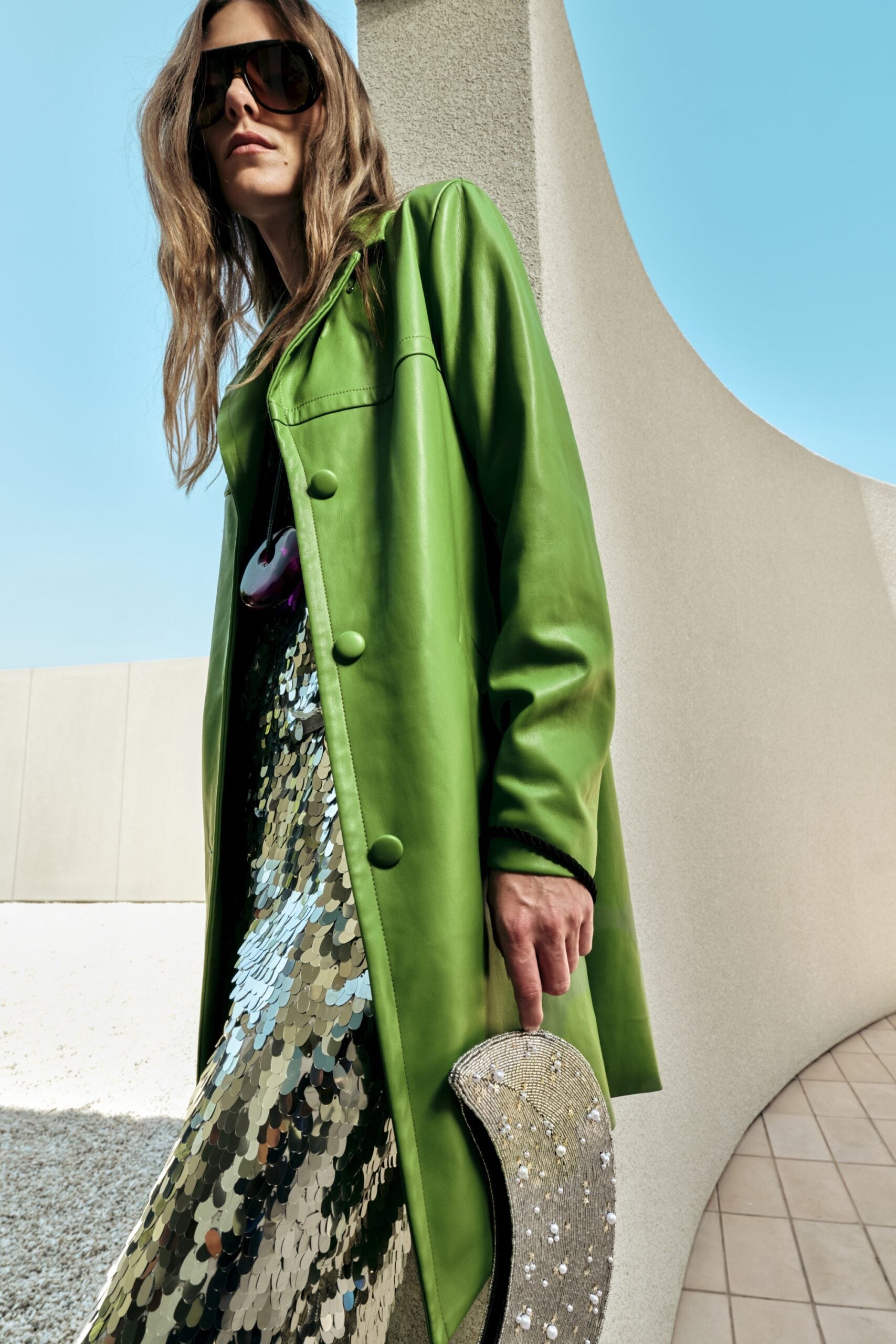 MNSMR041026051604500_2 SIMONMILLER Margot Vegan Leather Jacket - Image 2