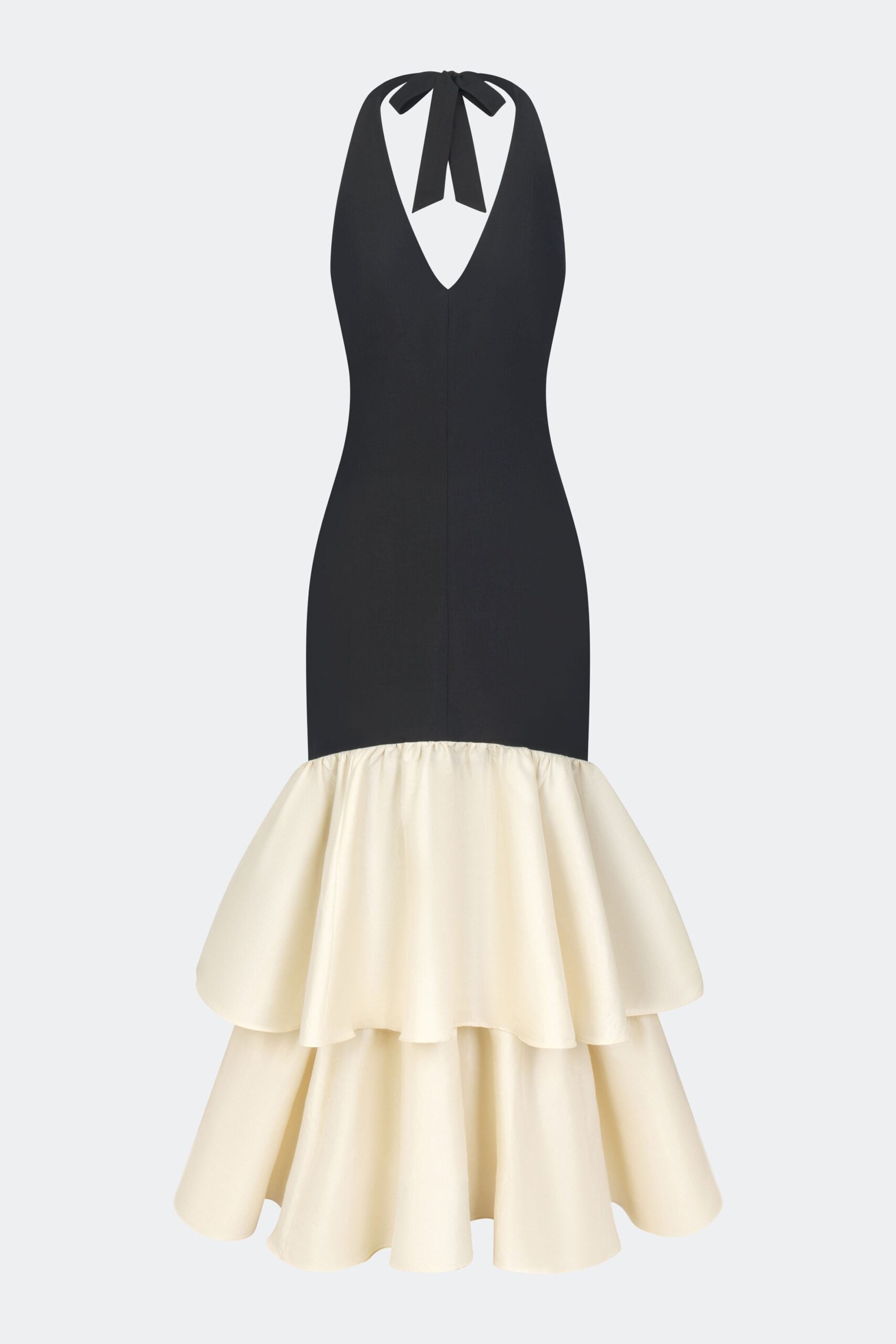 MNSMR041026051604503_2 SIMONMILLER Magnolia Taffeta Halter Dress - Image 2