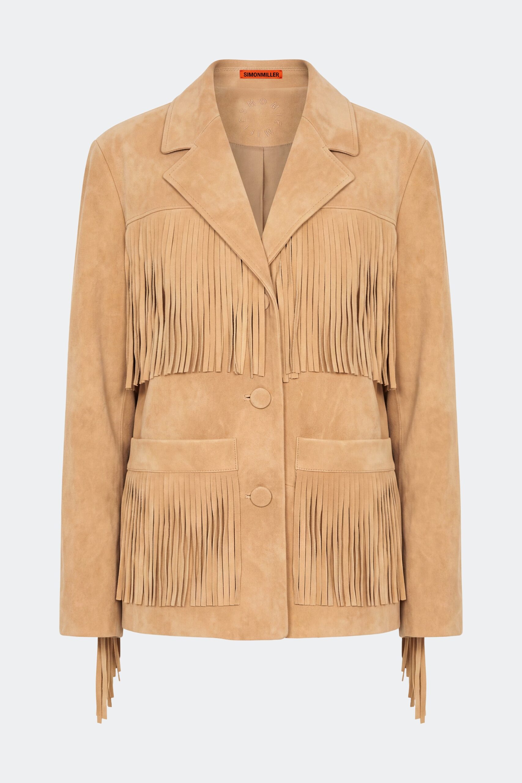 SIMONMILLER Mabel Vegan Leather Fringe Jacket - Image 3
