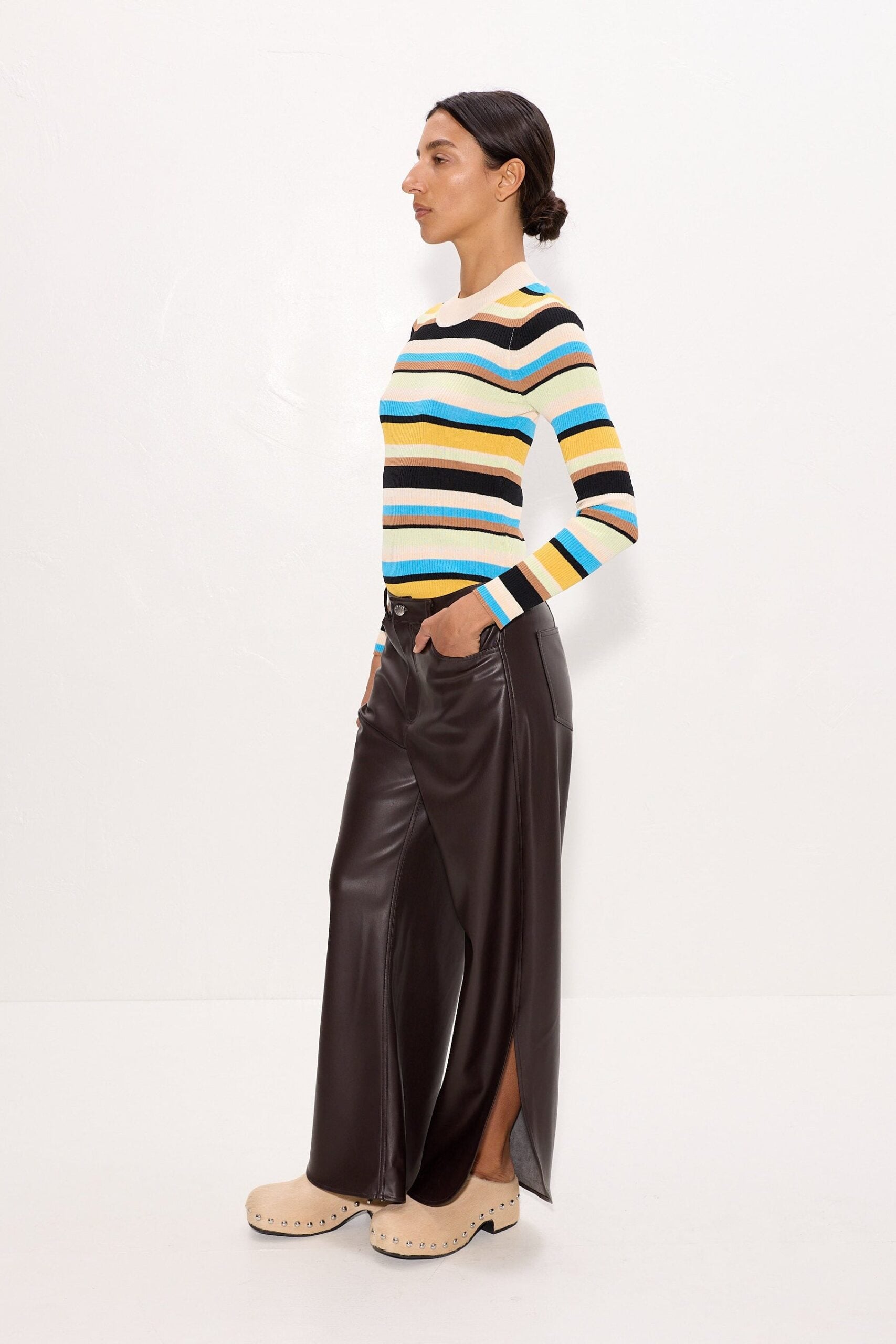 SIMONMILLER Livia Vegan Leather Pant - Image 3