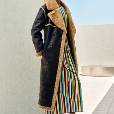 SIMONMILLER Jetz Faux Shearling Coat - Image 1