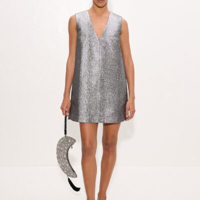 SIMONMILLER Fountain Metallic Mini Dress - Image 2