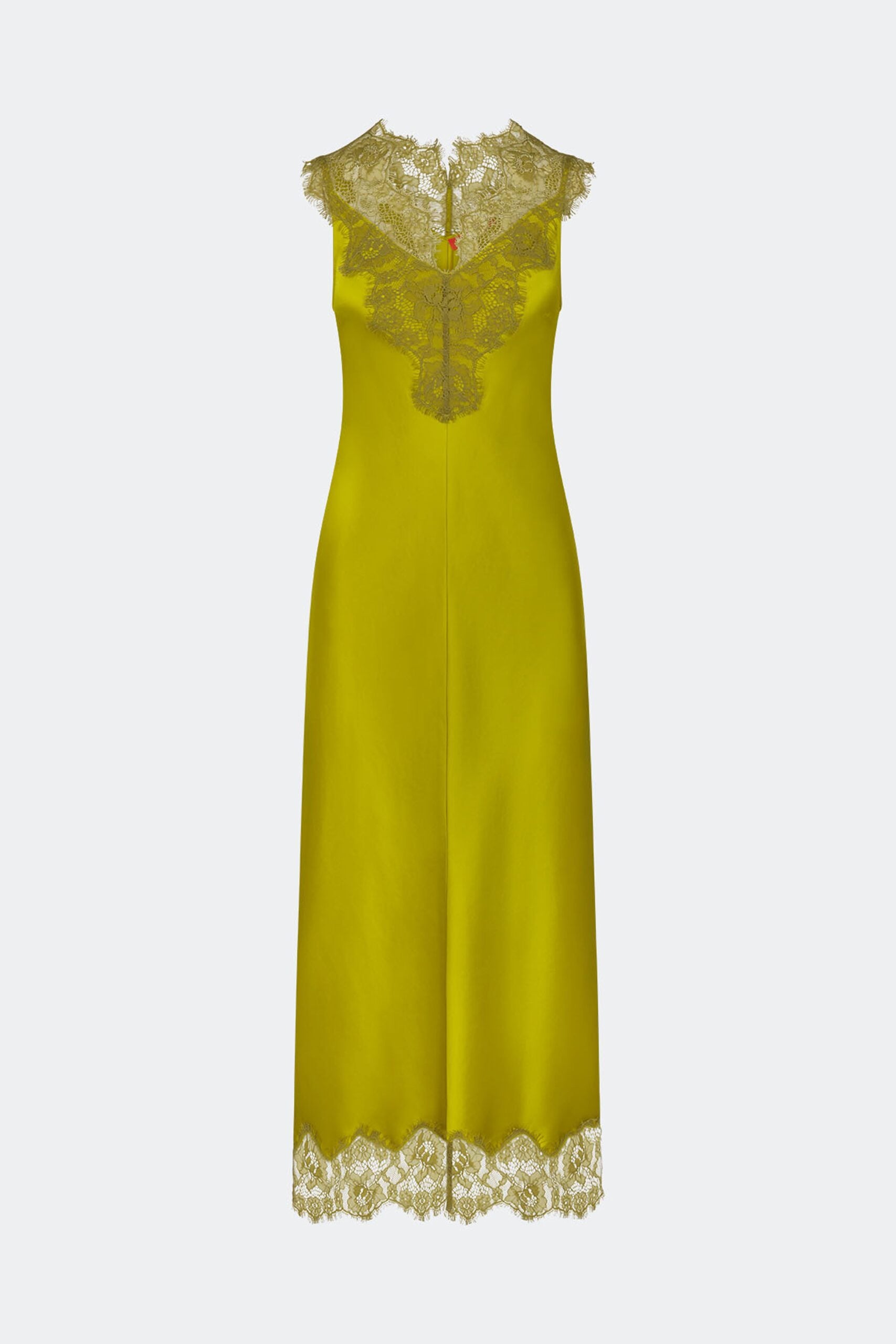 SIMONMILLER Bea Satin Lace Midi Dress - Image 2