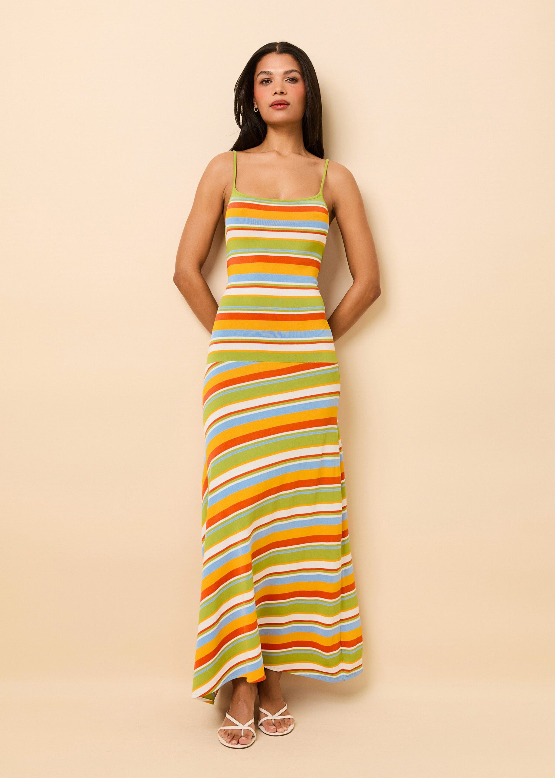 Solid & Striped Lottie Maxi Dress St. Barths Stripe - Image 1