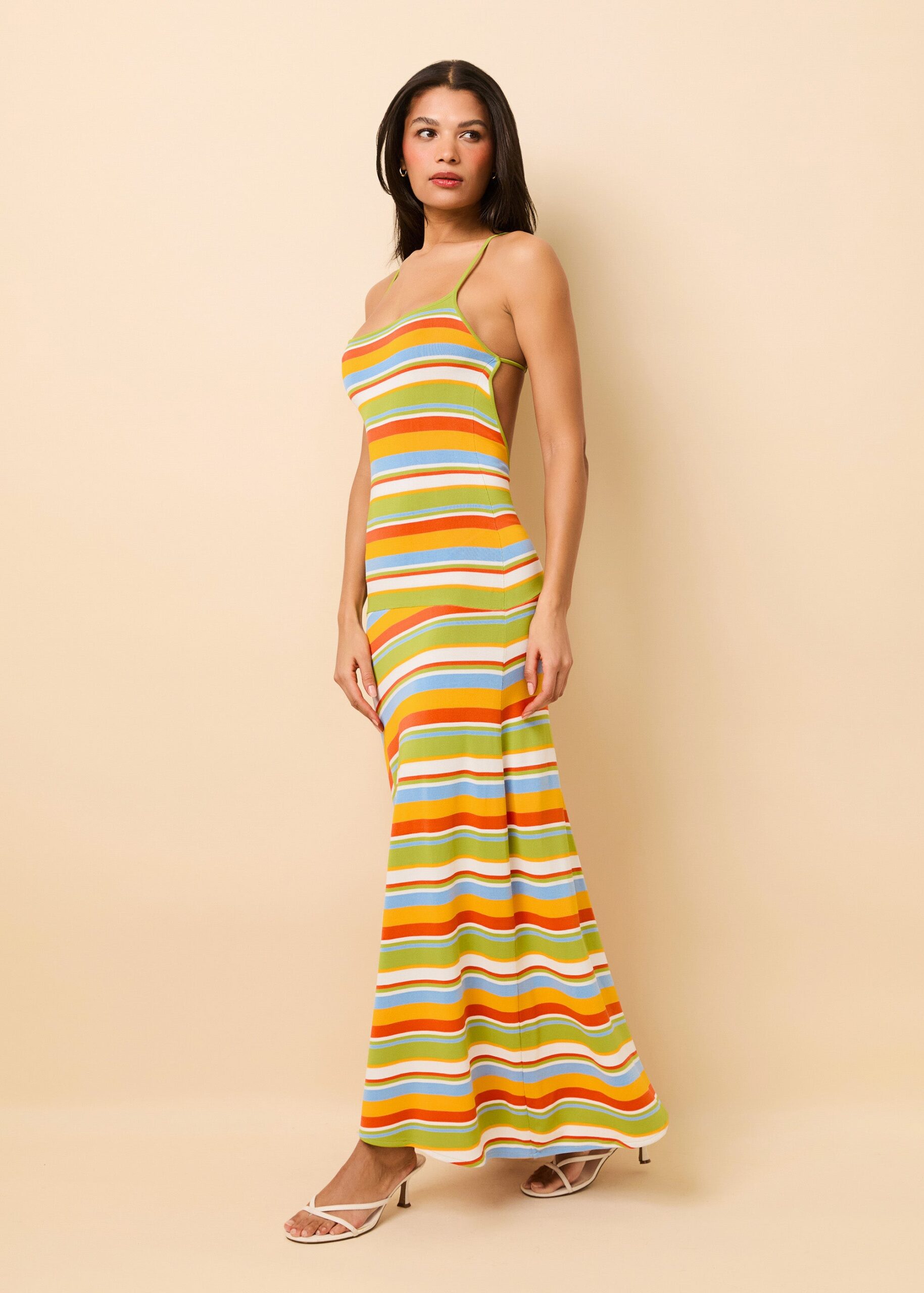 Solid & Striped Lottie Maxi Dress St. Barths Stripe - Image 3