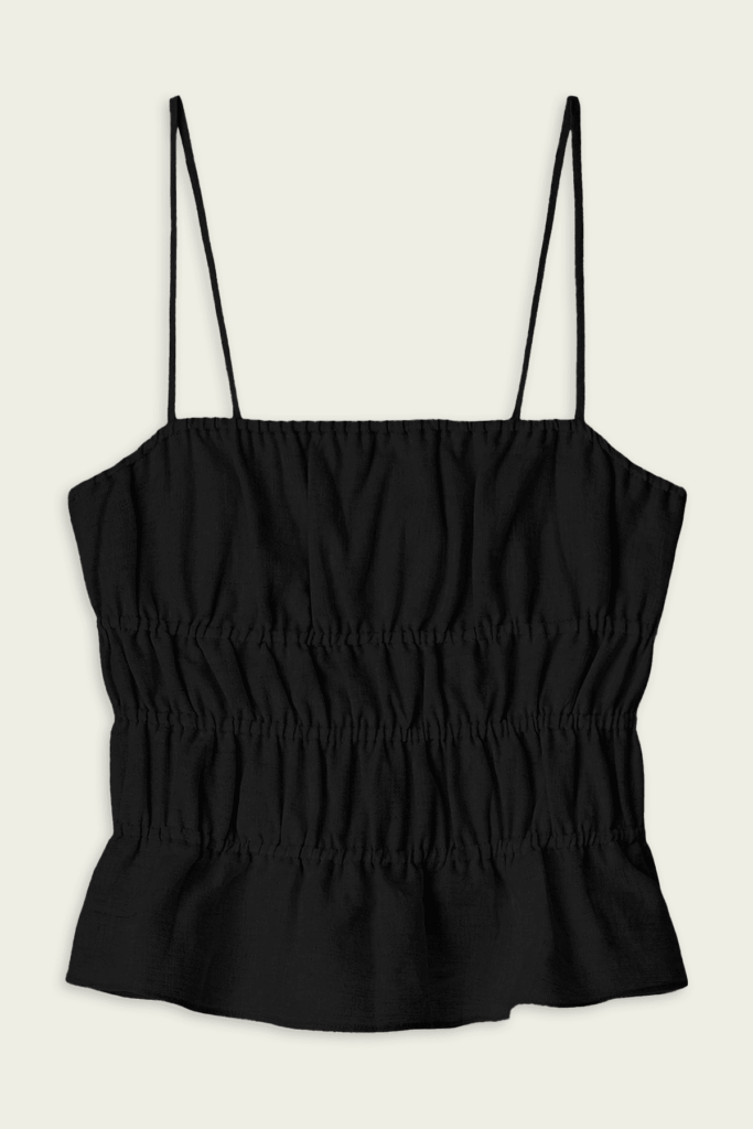 STAUD Ayla Linen Tank - Image 1