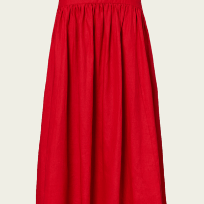 STAUD Procida Linen Skirt - Image 1