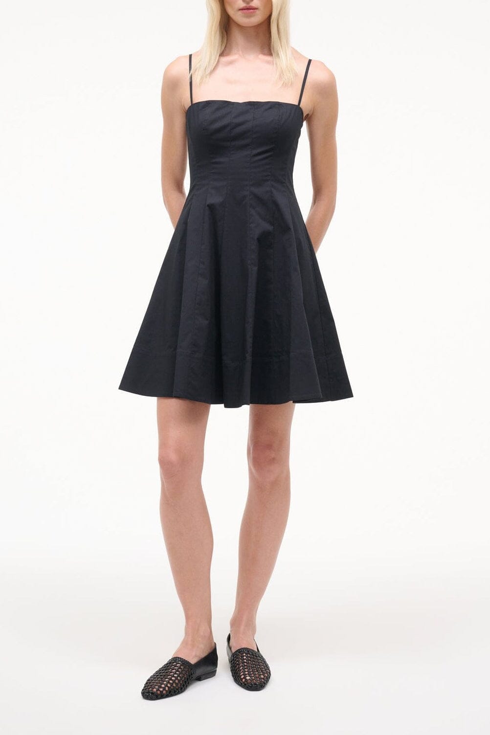 Staud Wylie Mini Dress | Black - Image 1