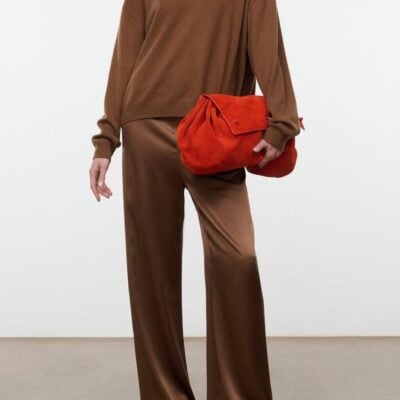 Staud Spencer Cashmere Sweater | Cigar - Image 2