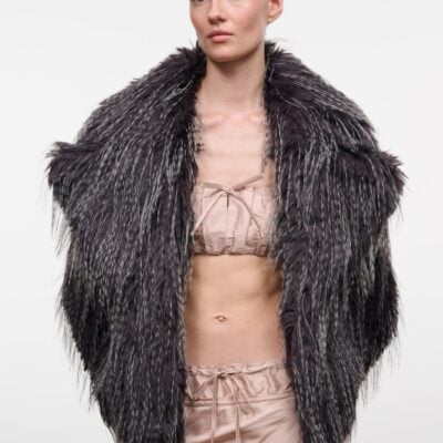 Staud Soprano Fur Jacket | Porcupine Quill - Image 2