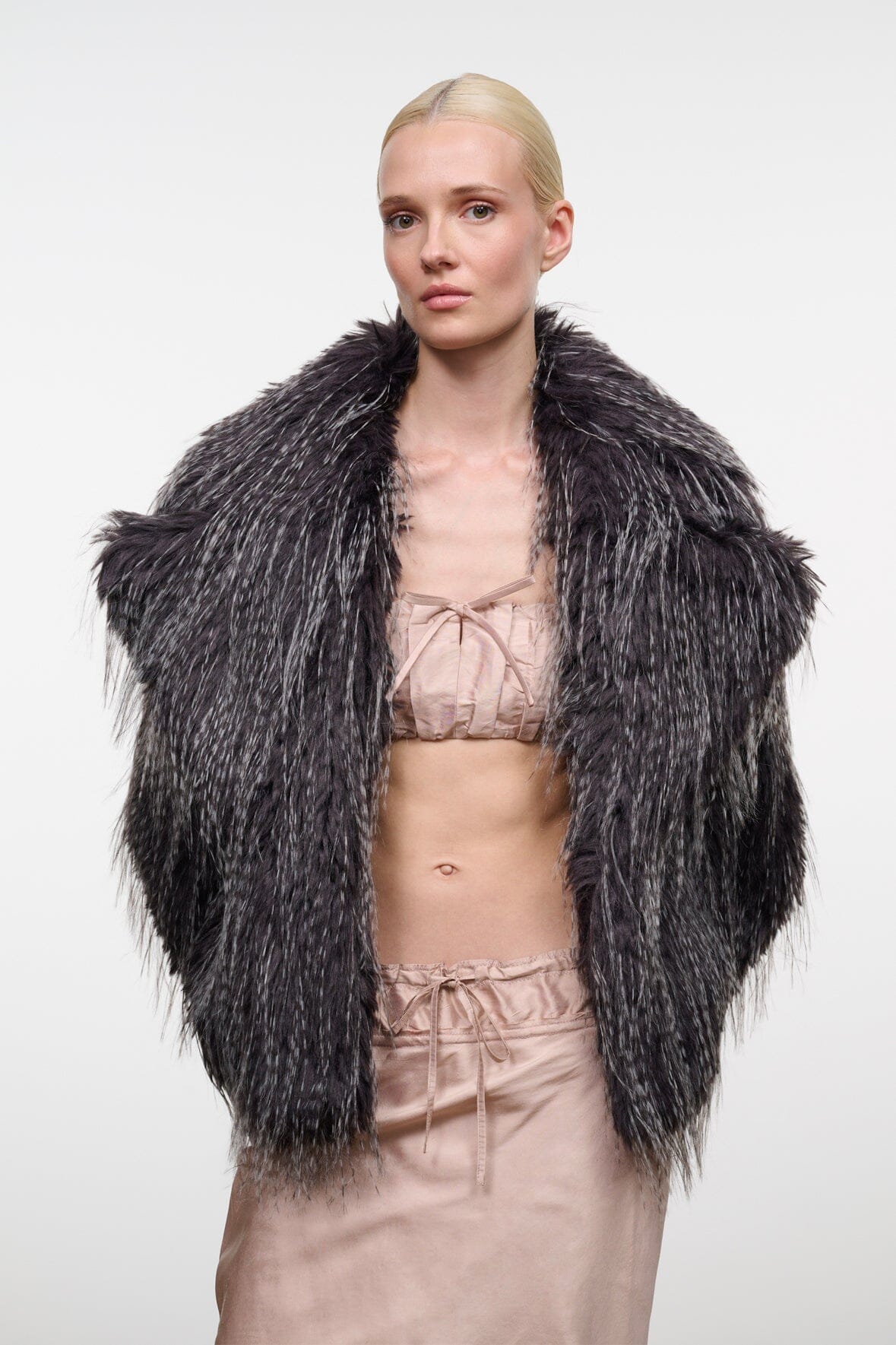 Staud Soprano Fur Jacket | Porcupine Quill - Image 2