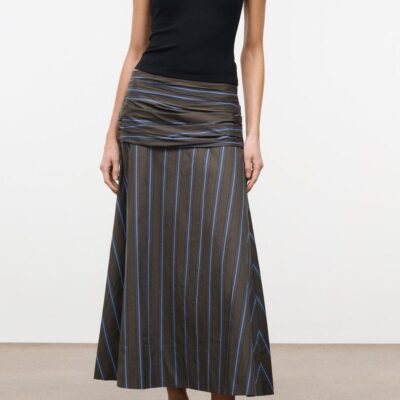 Staud Sol Skirt | Huntington Stripe - Image 1