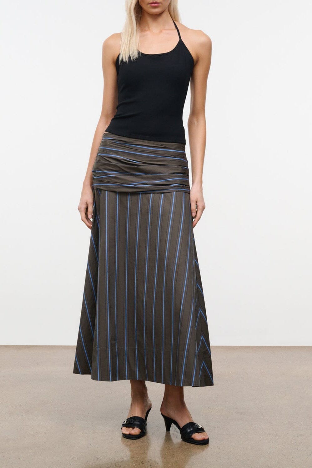 Staud Sol Skirt | Huntington Stripe - Image 1