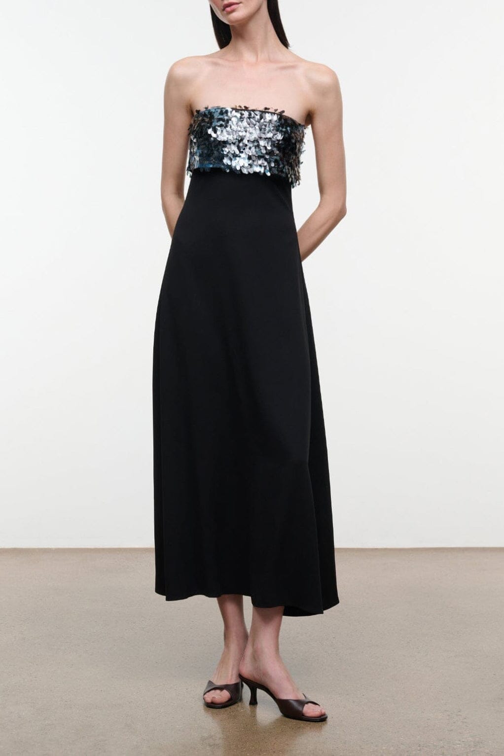 Staud Phoenix Dress | Black Night Spark - Image 1