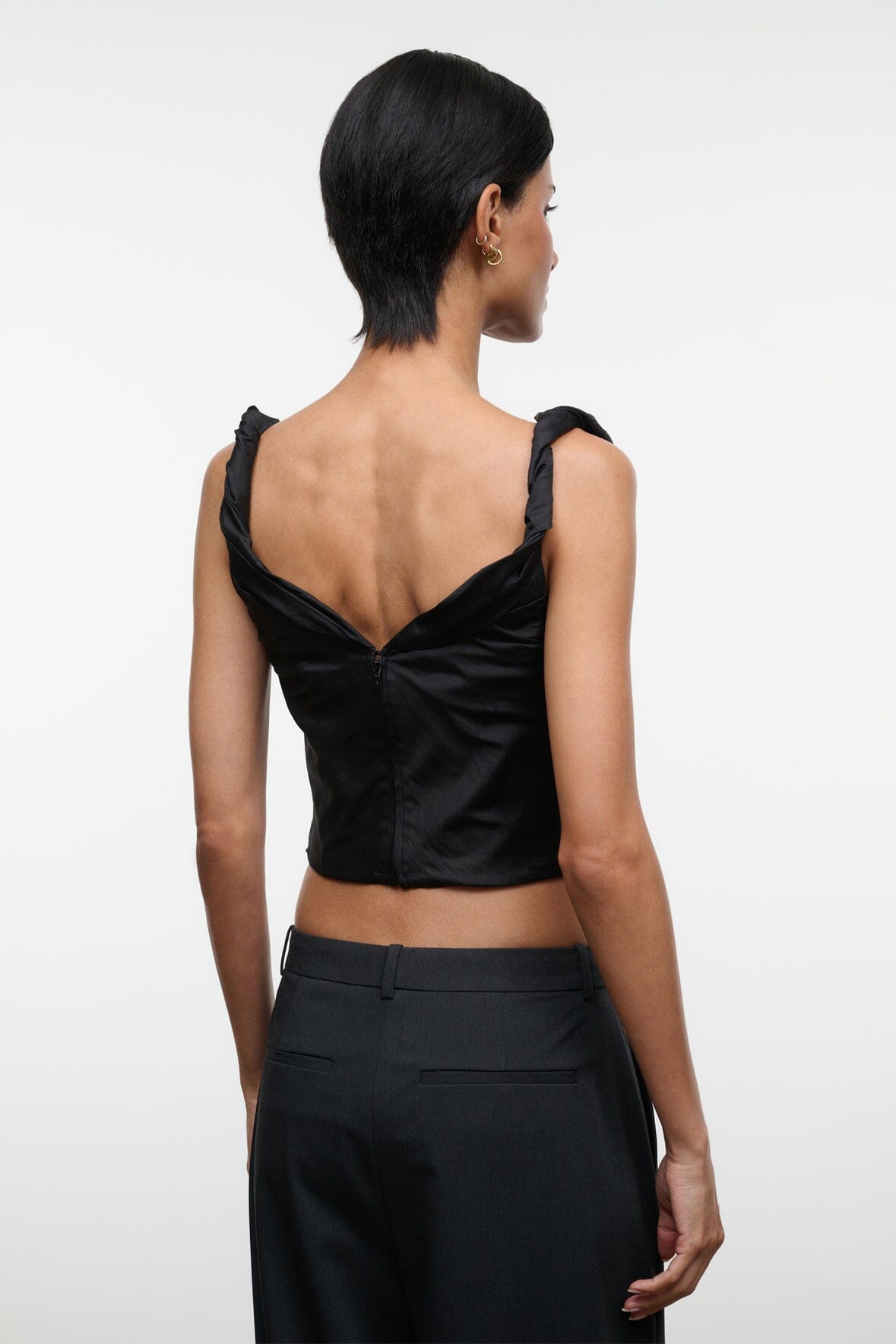 MNSTD051026021815029_3 Staud Olivia Silk Top | Black - Image 3
