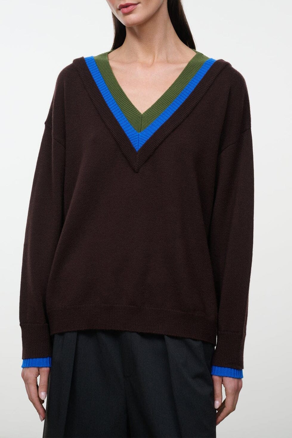 Staud Norman Sweater | Earth Multi - Image 1