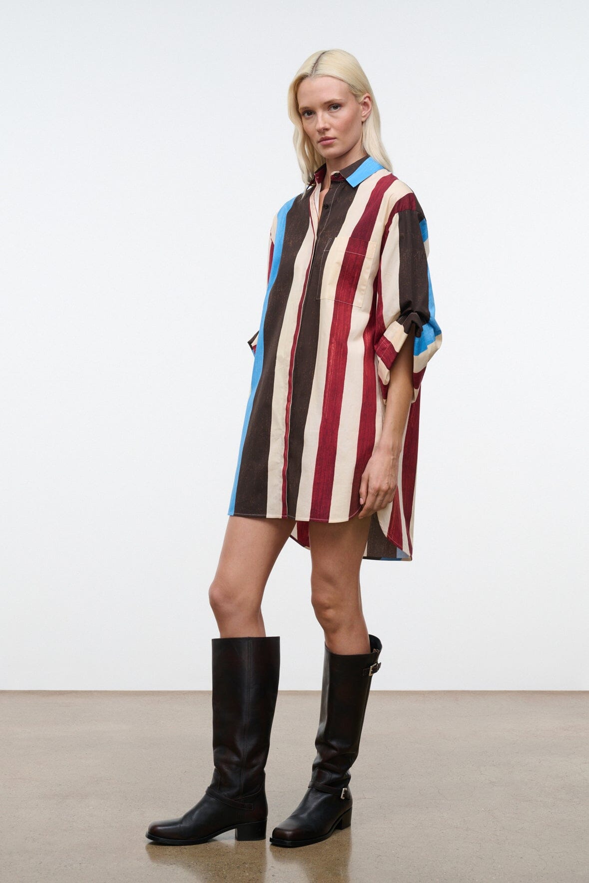 MNSTD051026021815037_2 Staud Nico Dress | Caffe Stripe - Image 2
