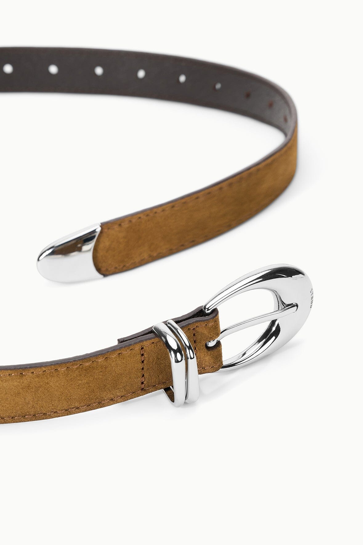 MNSTD051026021815046_3 Staud Moon Metal Keeper Belt - 26 MM | Cigar - Image 3