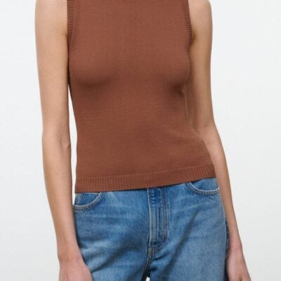 Staud Montclair Top | Cigar - Image 1