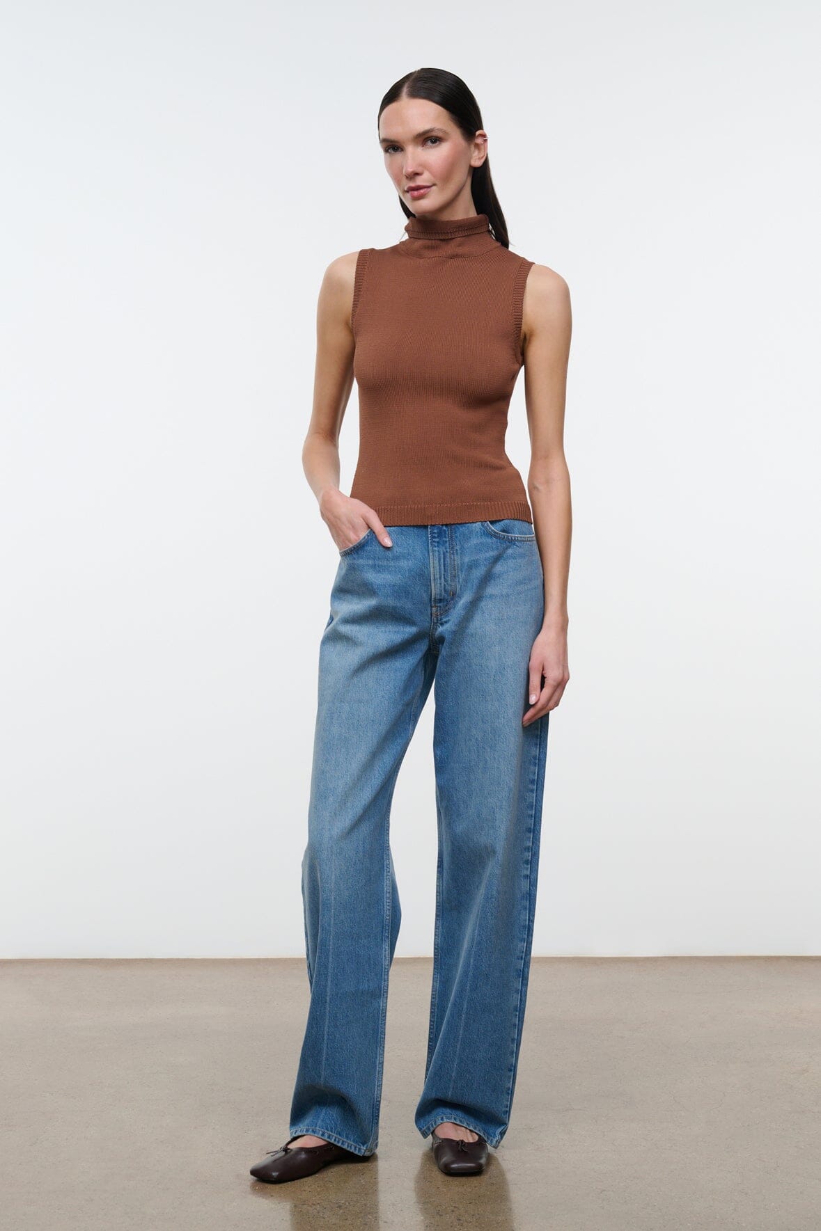 MNSTD051026021815049_2 Staud Montclair Top | Cigar - Image 2