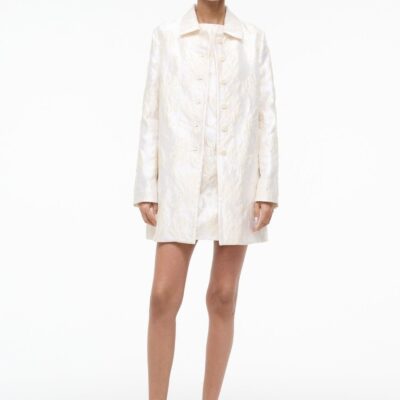 Staud Mimi Dress | Botanica Ivory - Image 2