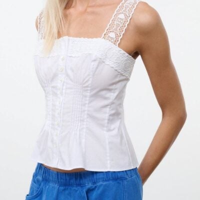 Staud Matilde Top | White - Image 1