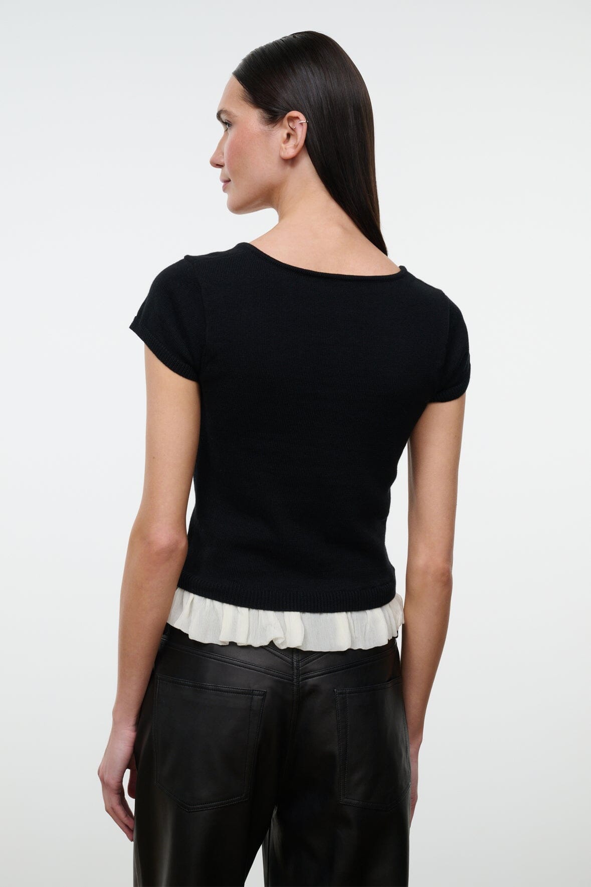 Staud Marin Top | Black Ivory - Image 3