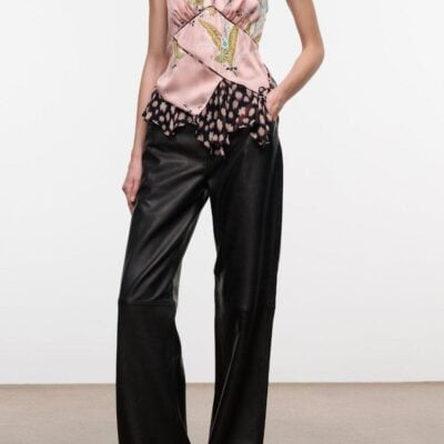 Staud Maeva Silk Top | Tapestry Rose Multi - Image 1