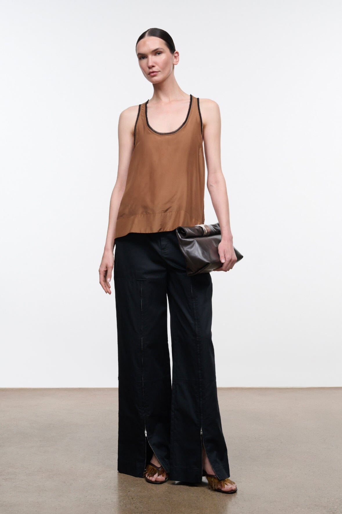 MNSTD051026021815077_3 Staud Lynelle Silk Tank | Cigar - Image 3