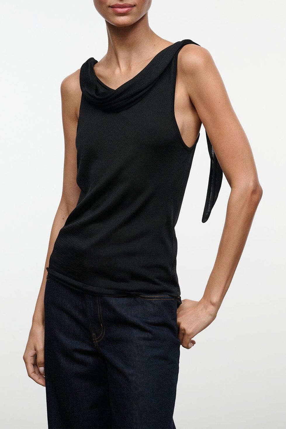 Staud Liana Top | Black - Image 1
