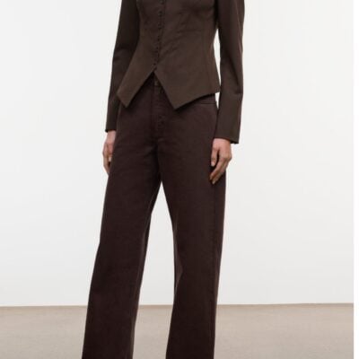 Staud Leo High Rise Jean | Earth - Image 2