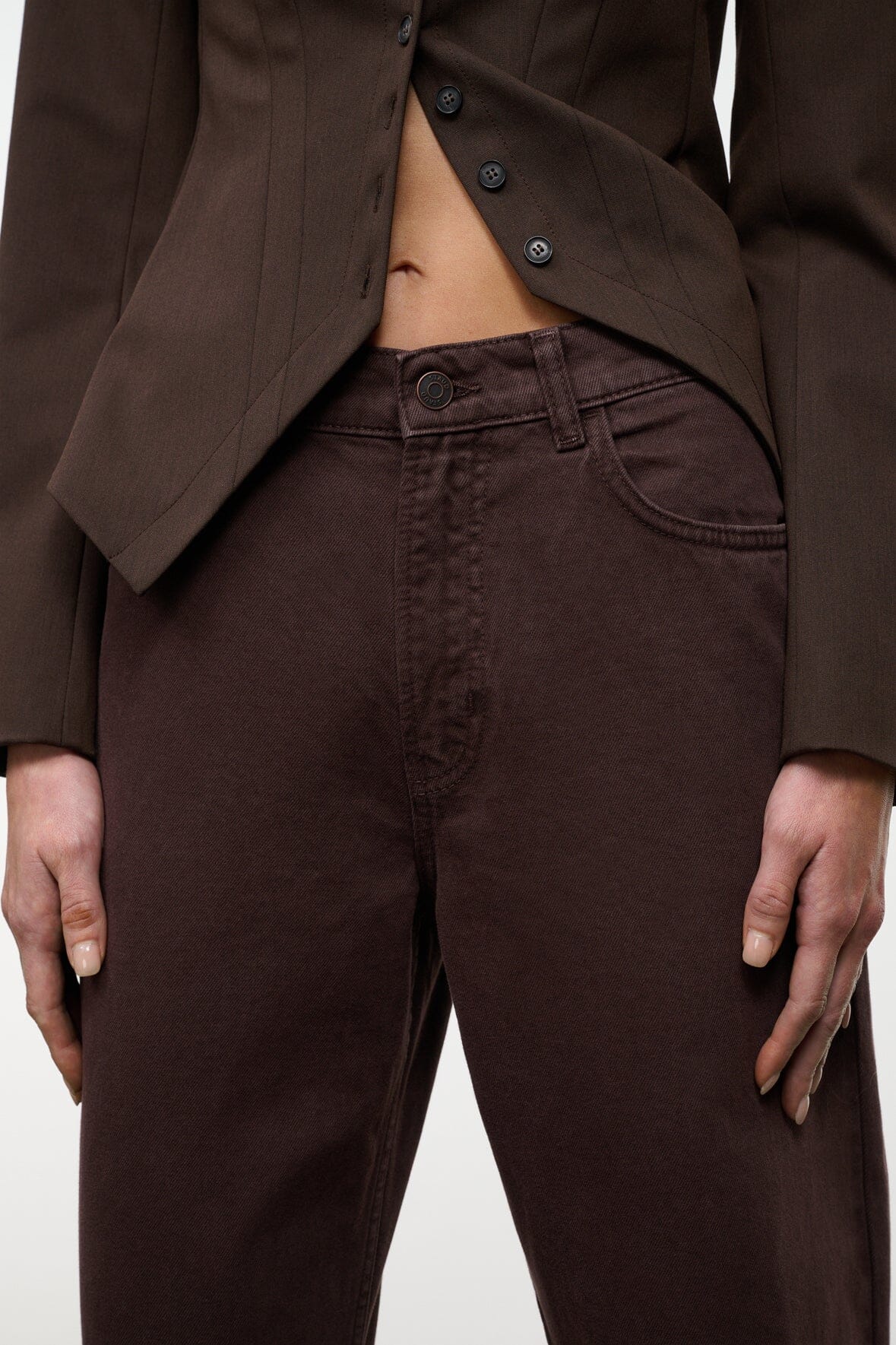 MNSTD051026021815088_3 Staud Leo High Rise Jean | Earth - Image 3
