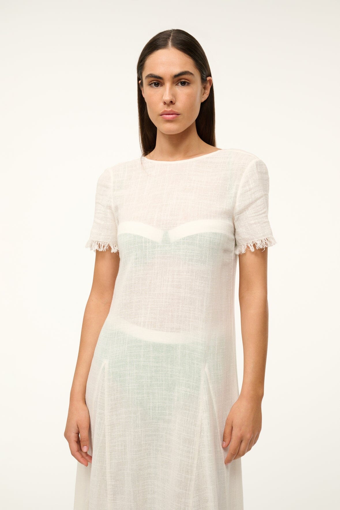 Staud LE Havre Coverup Dress | Buttercream - Image 2