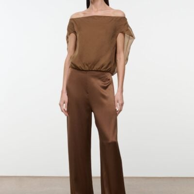 Staud Larissa Top | Cigar - Image 2