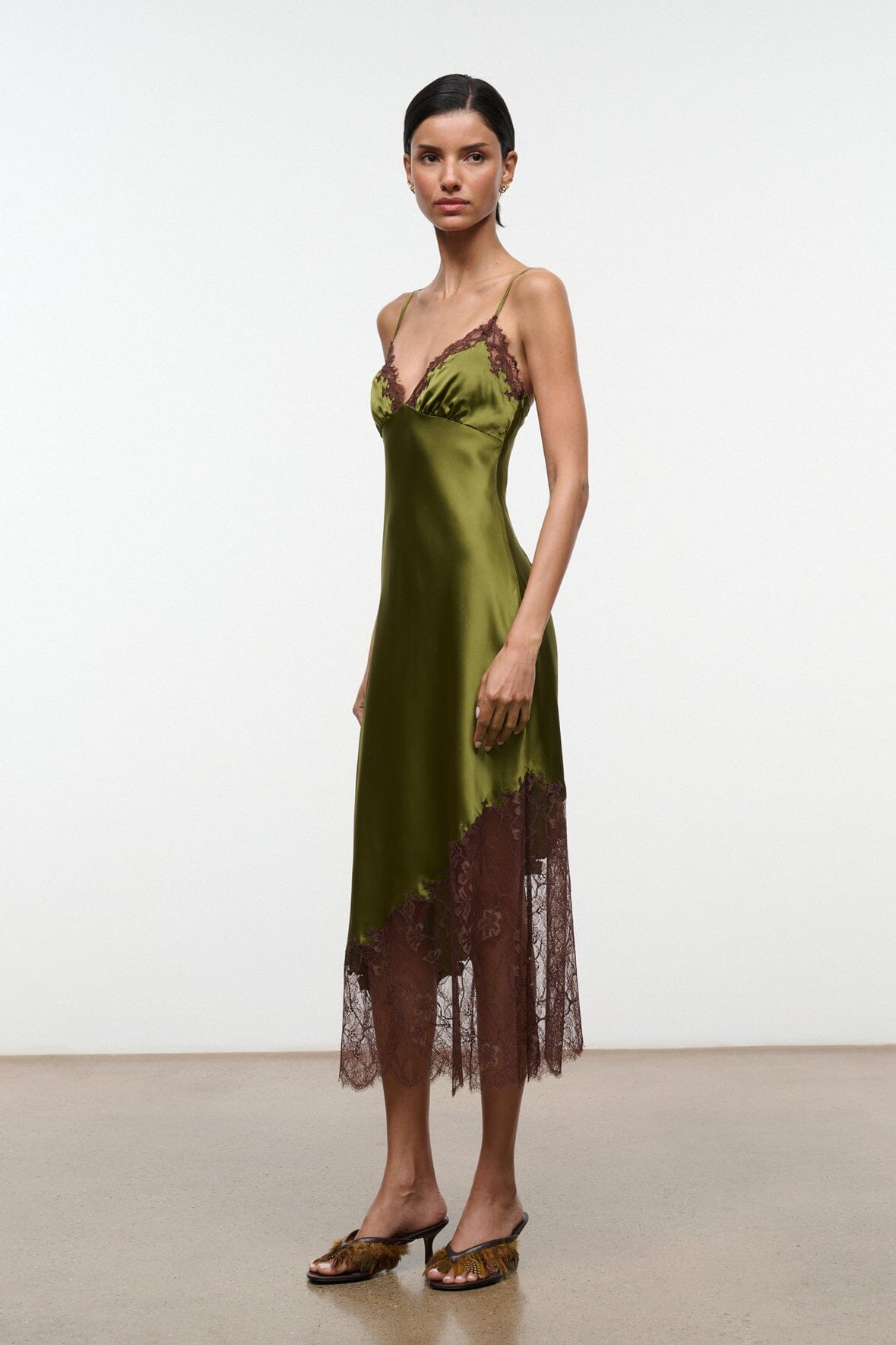 MNSTD051026021815096_3 Staud Lara Silk Dress | Pear - Image 3