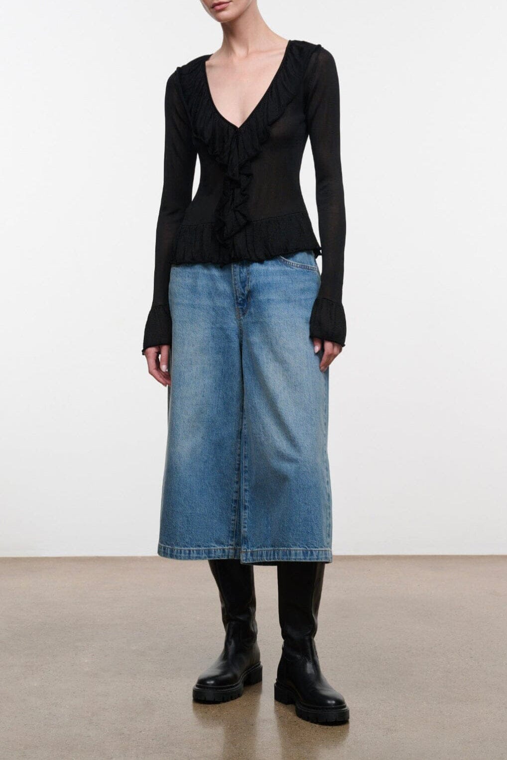 Staud Kiko Top | Black - Image 1