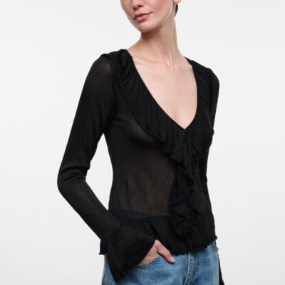 Staud Kiko Top | Black - Image 2