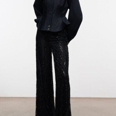 Staud Jayden Pant | Black - Image 1